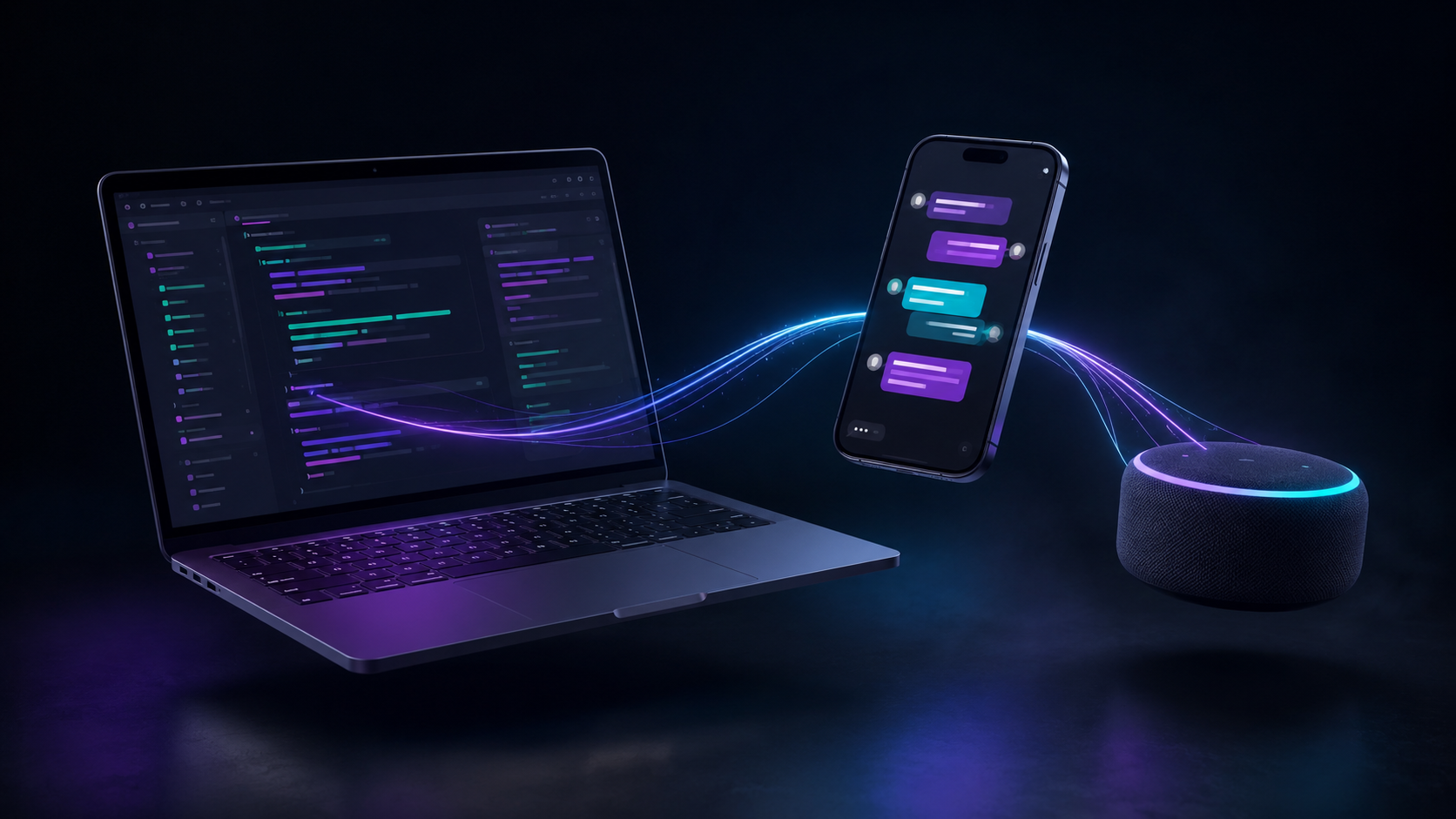 Multi-interface devices: CLI, web, phone, voice